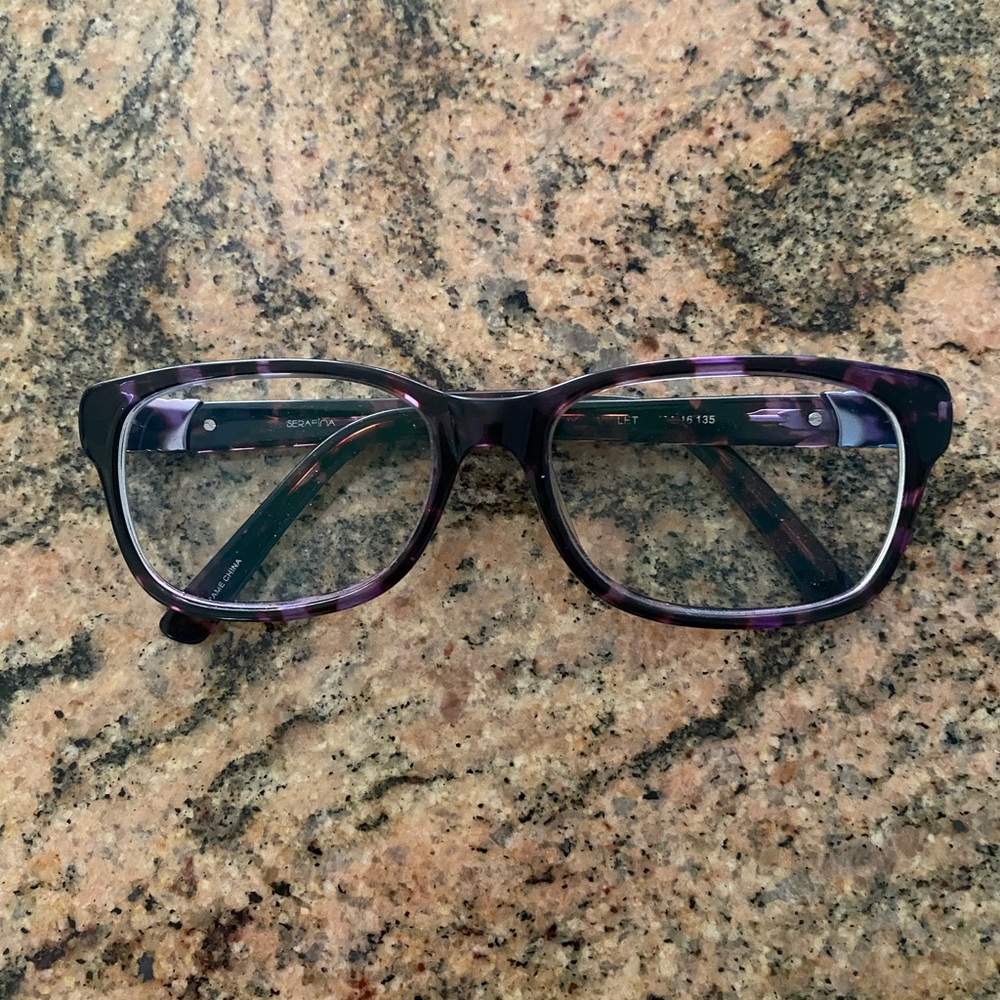 Serafina Hope Violet Tortoise Eyeglasses - 52-16-135